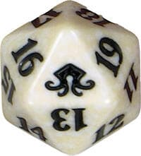 Eldritch Moon Spindown Die - White - Wizards of the Coast Dice - Life Counters card