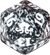 Eldritch Moon Spindown Die - Black - Wizards of the Coast Dice - Life Counters card
