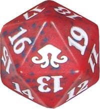 Eldritch Moon Spindown Die - Red - Wizards of the Coast Dice - Life Counters card