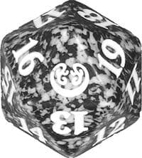 Kaladesh Spindown Die - Black - Wizards of the Coast Dice - Life Counters card