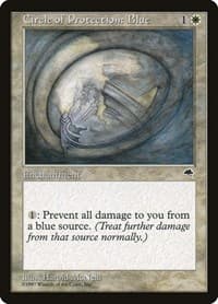 Circle of Protection: Blue - Tempest - Magic: The Gathering card