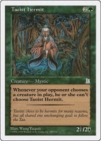 Taoist Hermit - Portal Three Kingdoms - Magic: The Gathering card