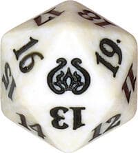 Aether Revolt Spindown Die - White - Wizards of the Coast Dice - Life Counters card