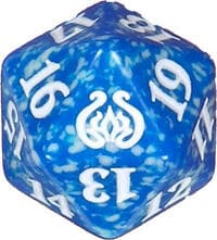 Aether Revolt Spindown Die - Blue - Wizards of the Coast Dice - Life Counters card