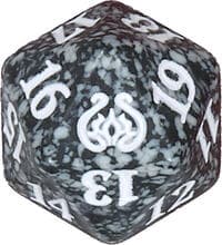 Aether Revolt Spindown Die - Black - Wizards of the Coast Dice - Life Counters card