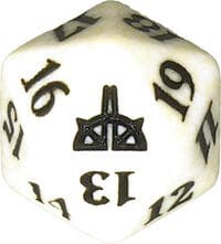 Rivals of Ixalan Spindown Die - White - Wizards of the Coast Dice - Life Counters card