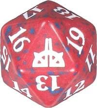 Rivals of Ixalan Spindown Die - Red - Wizards of the Coast Dice - Life Counters card