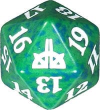 Rivals of Ixalan Spindown Die - Green - Wizards of the Coast Dice - Life Counters card