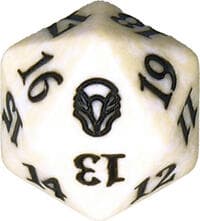 Dominaria Spindown Die - White - Wizards of the Coast Dice - Life Counters card
