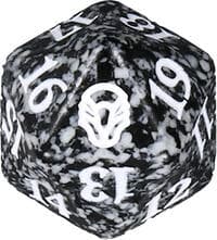 Dominaria Spindown Die - Black - Wizards of the Coast Dice - Life Counters card