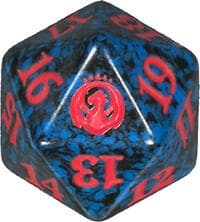 Guilds of Ravnica Spindown Die - Izzet - Wizards of the Coast Dice - Life Counters card