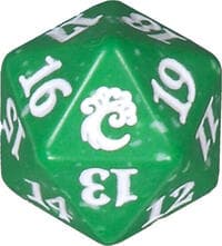 Ravnica Allegiance Spindown Die - Simic - Wizards of the Coast Dice - Life Counters card