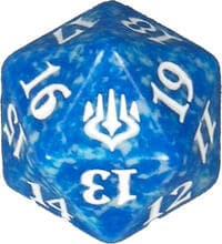 War of the Spark Spindown Die - Blue - Wizards of the Coast Dice - Life Counters card