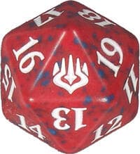 War of the Spark Spindown Die - Red - Wizards of the Coast Dice - Life Counters card