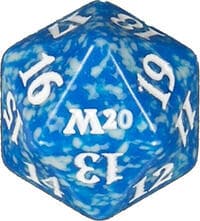 Core Set 2020 Spindown Die - Blue - Wizards of the Coast Dice - Life Counters card