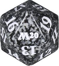 Core Set 2020 Spindown Die - Black - Wizards of the Coast Dice - Life Counters card