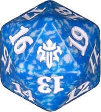 Throne of Eldraine Spindown Die - Blue - Wizards of the Coast Dice - Life Counters card