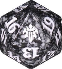 Throne of Eldraine Spindown Die - Black - Wizards of the Coast Dice - Life Counters card