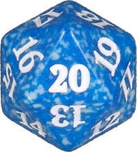 Magic Game Night 2019 Spindown Die - Blue - Wizards of the Coast Dice - Life Counters card