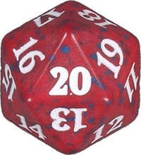 Magic Game Night 2019 Spindown Die - Red - Wizards of the Coast Dice - Life Counters card