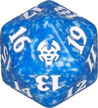 Theros Beyond Death Spindown Die - Blue - Wizards of the Coast Dice - Life Counters card