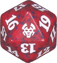Theros Beyond Death Spindown Die - Red - Wizards of the Coast Dice - Life Counters card