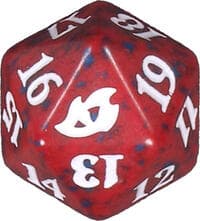 Ikoria: Lair of Behemoths Spindown Die - Red - Wizards of the Coast Dice - Life Counters card