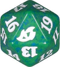 Ikoria: Lair of Behemoths Spindown Die - Green - Wizards of the Coast Dice - Life Counters card