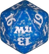 Core Set 2021 Spindown Die - Blue - Wizards of the Coast Dice - Life Counters card