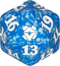 Zendikar Rising Spindown Die - Blue - Wizards of the Coast Dice - Life Counters card