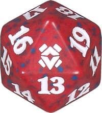Zendikar Rising Spindown Die - Red - Wizards of the Coast Dice - Life Counters card