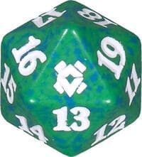 Zendikar Rising Spindown Die - Green - Wizards of the Coast Dice - Life Counters card