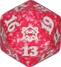 Strixhaven: School of Mages Spindown Die - Lorehold - Wizards of the Coast Dice - Life Counters card
