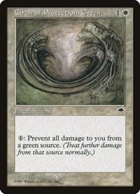 Circle of Protection: Green - Tempest - Magic: The Gathering card