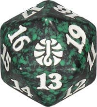 Strixhaven: School of Mages Spindown Die - Witherbloom - Wizards of the Coast Dice - Life Counters card