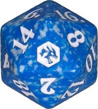 Adventures in the Forgotten Realms Spindown Die - Blue - Wizards of the Coast Dice - Life Counters card