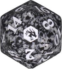 Adventures in the Forgotten Realms Spindown Die - Black - Wizards of the Coast Dice - Life Counters card