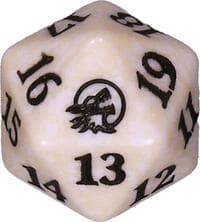 Innistrad: Midnight Hunt Spindown Die - White - Wizards of the Coast Dice - Life Counters card