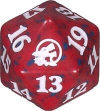 Innistrad: Midnight Hunt Spindown Die - Red - Wizards of the Coast Dice - Life Counters card