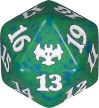 Innistrad: Crimson Vow Spindown Die - Green - Wizards of the Coast Dice - Life Counters card