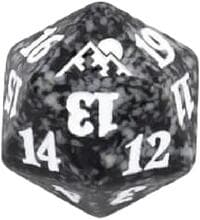 Kamigawa: Neon Dynasty Spindown Die - Black - Wizards of the Coast Dice - Life Counters card