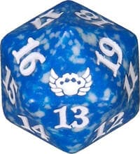 Streets of New Capenna Spindown Die - Blue - Wizards of the Coast Dice - Life Counters card