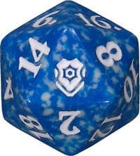 Commander Legends: Battle for Baldur's Gate Spindown Die - Blue - Wizards of the Coast Dice - Life Counters card