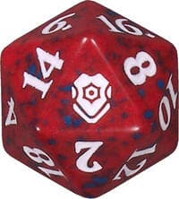 Commander Legends: Battle for Baldur's Gate Spindown Die - Red - Wizards of the Coast Dice - Life Counters card