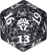 Dominaria United Spindown Die - Black - Wizards of the Coast Dice - Life Counters card