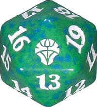 Dominaria United Spindown Die - Green - Wizards of the Coast Dice - Life Counters card