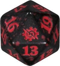 The Brothers' War Spindown Die - Red - Wizards of the Coast Dice - Life Counters card