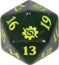 The Brothers' War Bundle Spindown Die - Yellow - Wizards of the Coast Dice - Life Counters card