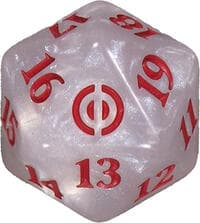 Phyrexia: All Will Be One Bundle Spindown Die - White - Wizards of the Coast Dice - Life Counters card