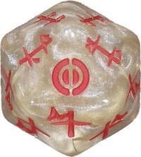 Phyrexia: All Will Be One Bundle Spindown Die - Off-White - Wizards of the Coast Dice - Life Counters card